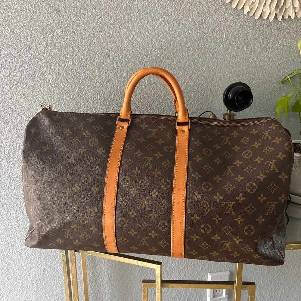 Louis Vuitton Kepall 55 in good used condition 100% Authentic year 2005 - Picture 2 of 14